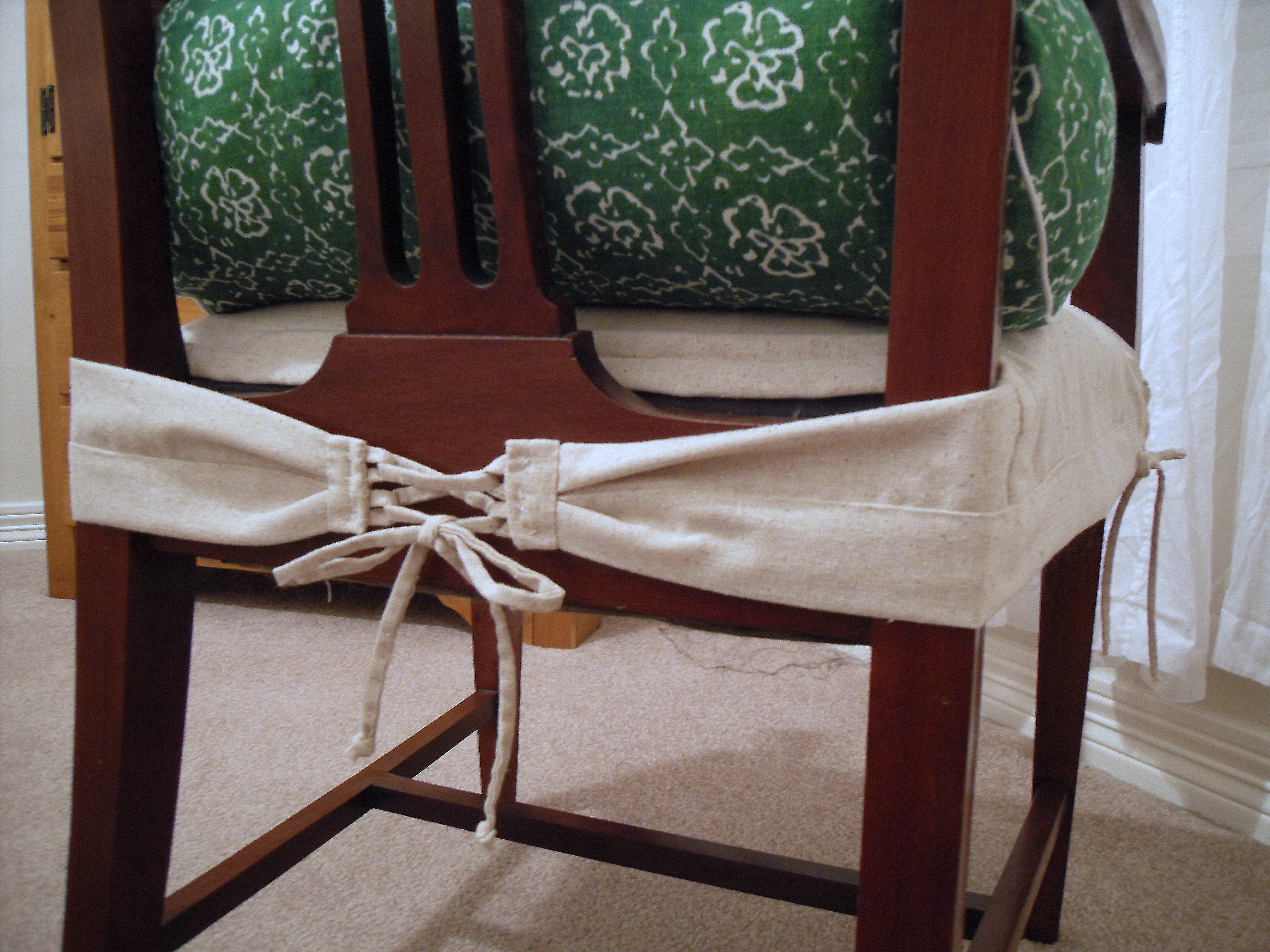 накидка на стул с завязками